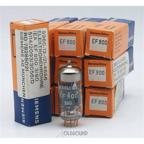 EF800 TELEFUNKEN EF860 EF80 PENTODE VALVE AUDIO PREAMPLIFIER QUARTET