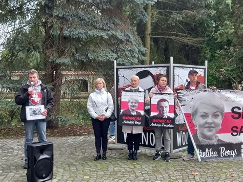 Białystok Akcja solidarnościowa z aresztowanymi przedstawicielami