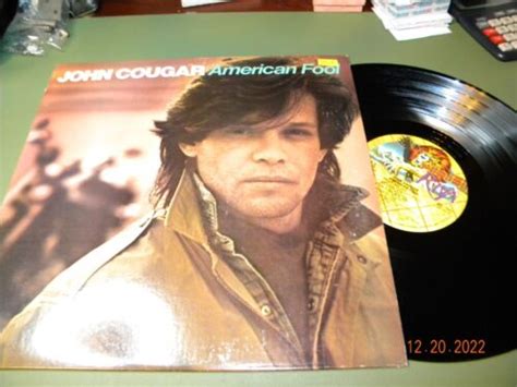 JOHN COUGAR MELLENCAMP AMERICAN FOOL LP 1982 RVL 7501 Vinyl