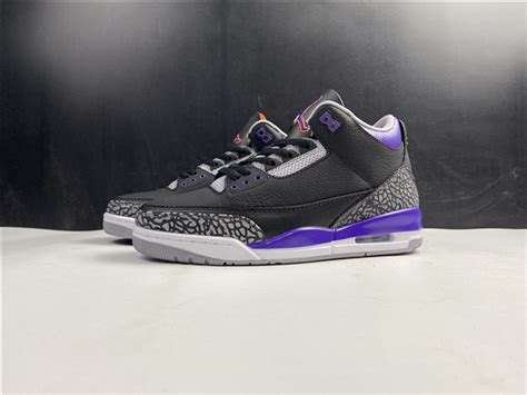 Air Jordan Retro Black Court Purple Rose