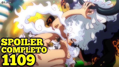 One Piece SPOILER 1109 COMPLETO Y EPICOOOO YouTube