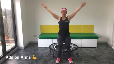 Rebounding Add On Series Part 1 Get Toned Arms In 10 Mins On A Fitness Trampoline Rebounder