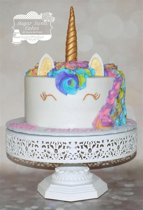 Unicorn Decorated Cake By Sugar Sweet Cakes Cakesdecor