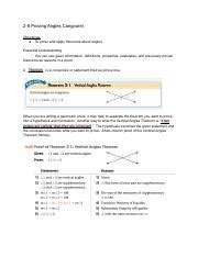 Proving Angles Congruent Pdf Proving Angles Congruent