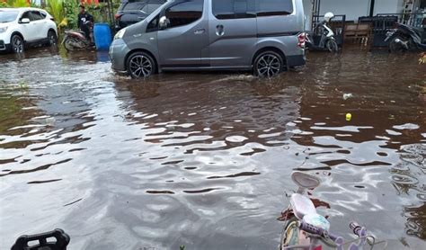 Banjir Rob Desa Lingga Kubu Raya Kepala Keluarga Terdampak