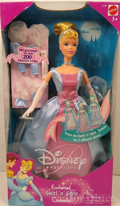 Disney Dolls Cinderella Enchanted Swirl N Style - Toy Sisters