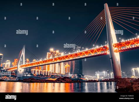 Night Scene In Chongqing Stock Photo Alamy