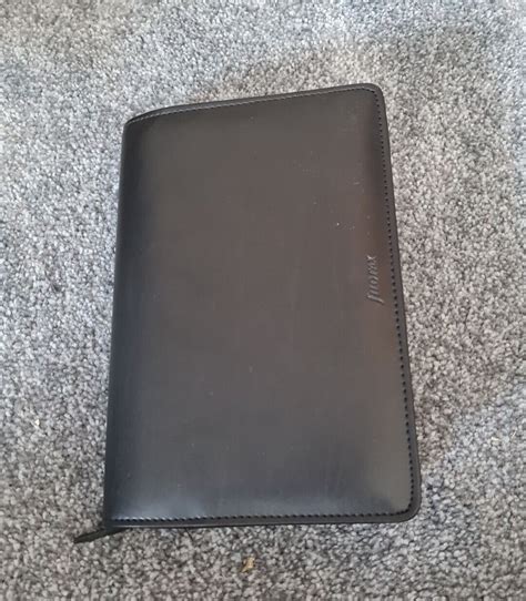 Filofax Metropol Personal Organiser Black Zip For Sale Online Ebay