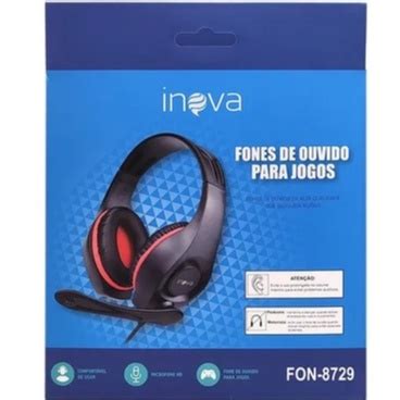 Fone Gamer Headset Gamer Microfone Inova Fon Est Reo