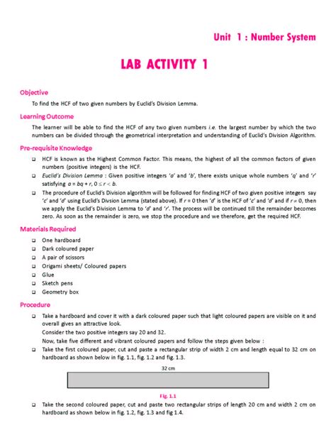 Cbse Lab Manual Practical Manual Mathematics For Class 10 Sahitya Bhawan