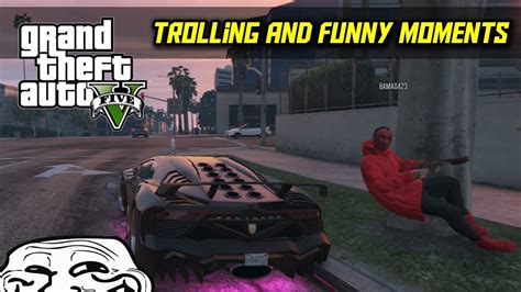 Gta Online Funny Moments Fails And Trolling Youtube