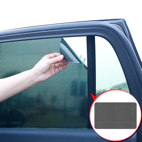 Pare Soleil En Pvc Pour Vitres Lat Rales De Voiture Autocollant