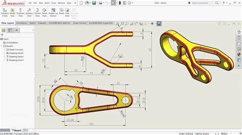 Solidworks Tutorial For Beginners With Drawing Exercise 3 Youtube