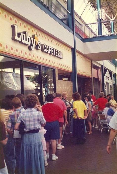 Lubys Cafeteria Hulen Mall Possibly 1980s Fort Worth Texas Cowgirl