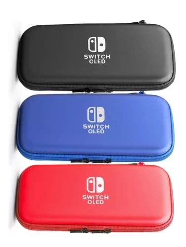 Estuche Nintendo Switch Oled Varios Colores Vidrio