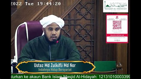 LIVE Kuliah Maghrib Oleh Ustaz Md Zulkifli Md Nor YouTube