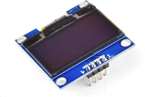 X Oled Display Sh I C Detaille Dht Bleu Blanc Arduino