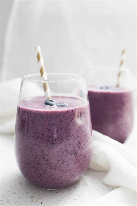 Blueberry Greek Yogurt Smoothie A Joyfully Mad Kitchen