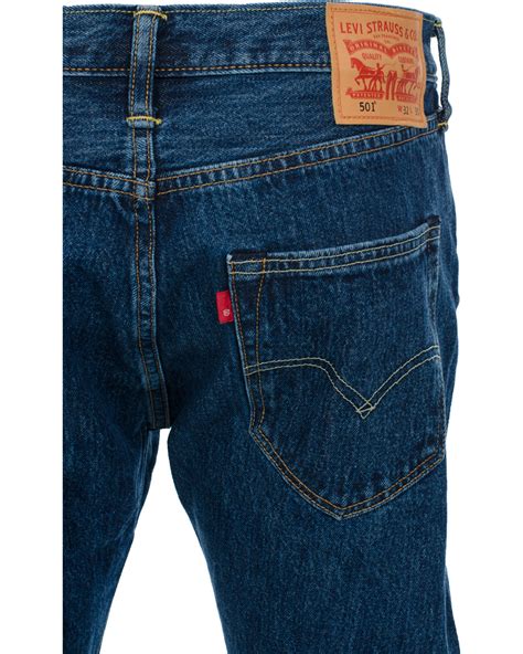 Levis 501 Button Fly Jeans Stonewash Hos