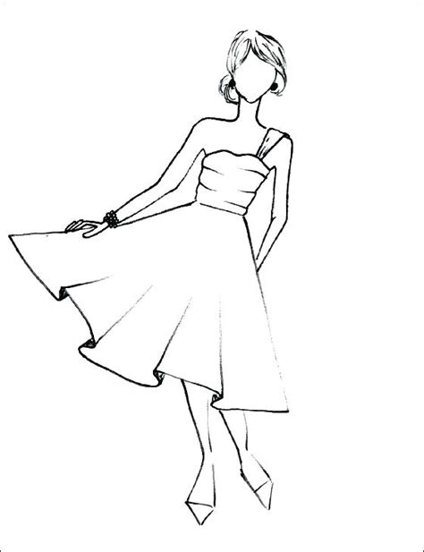 Coloring Pages For Fashion Designers