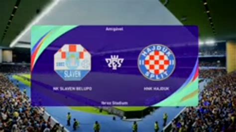 NK Slavan Belupo Vs HNK Hajduk Split PES SHNL 22 23 YouTube