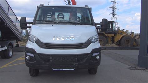 Iveco Daily Tipper Truck With Crane Exterior And Interior