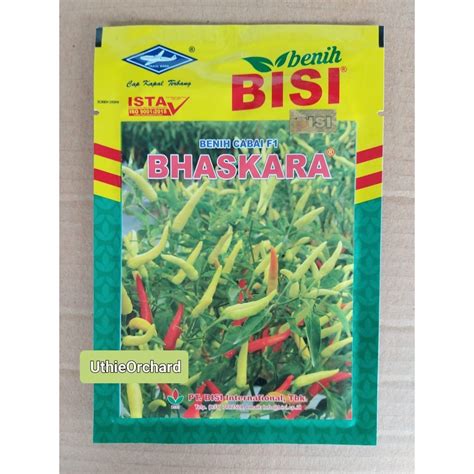 Jual Benih Bisi Cap Kapal Terbang Cabe Rawit Bhaskara F1 10 Gr