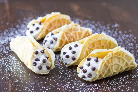 Weight Watchers Chocolate Chip Cookie Cannolis Recipes