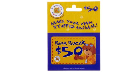 $50.00 Build-A-Bear Gift Card for $40.00