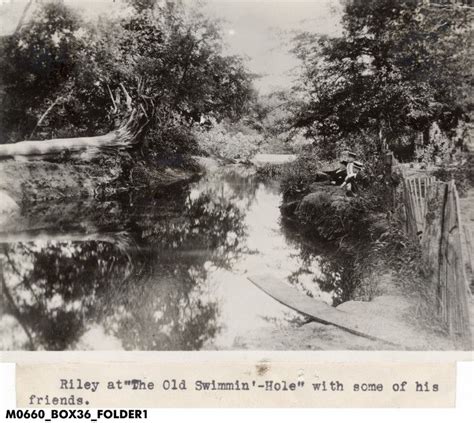 James Whitcomb Riley And Friends At The Ole Swimmin Hole Greenfield Indiana Historical