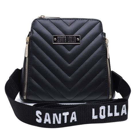 Bolsa Feminina Santa Lolla Bordada Metalasse Transversal Promo O