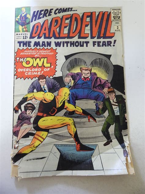 Daredevil St App Of The Owl Gd Vg Condition Spine Split