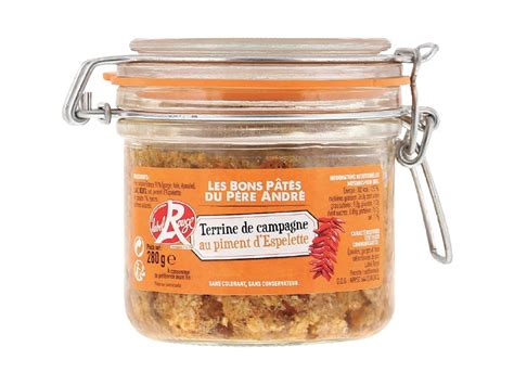 Terrine De Campagne Au Piment D Espelette Label Rouge Lidl France