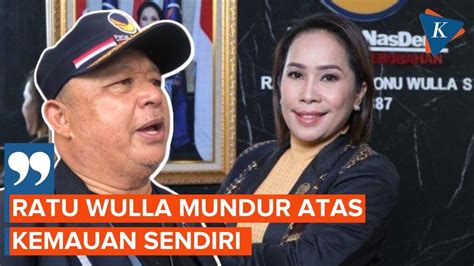 Nasdem Sebut Ratu Wulla Mundur Bukan Perintah Surya Paloh Dan Tak