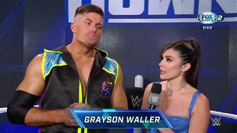 Grayson Waller Habla Sobre Edge Y The Rock En Backstage WWE Smackdown