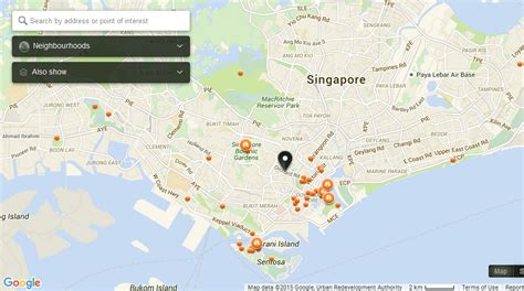 Orchard Road Singapore Map Tourist Attractions In Singapore