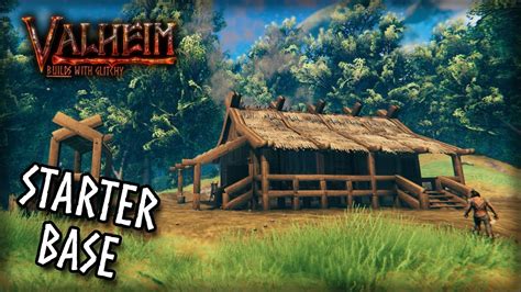 I Built A Starter Cottage Base In Valheim Valheim Build Youtube