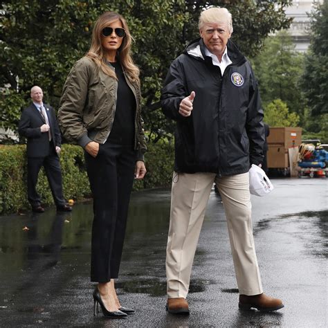 Melania Trump’s Hurricane Stilettos, and the White House’s Continual ...