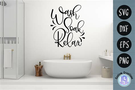 Bathroom Quotes Bundle Set Of 10 Svg Dxf Eps Png 391007 Cut