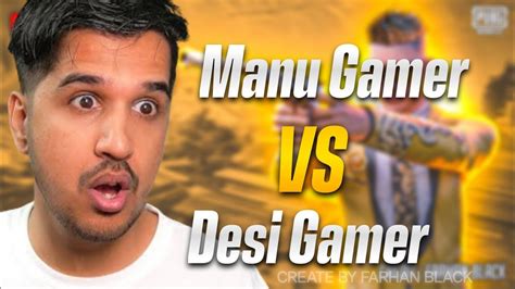 First Time Free Fire Game Record Kiya Maine Desi Gamer Vs Manu Gamer