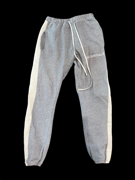 Fear of God Fear Of God Essentials Side Stripe Sweatpants Gray Small