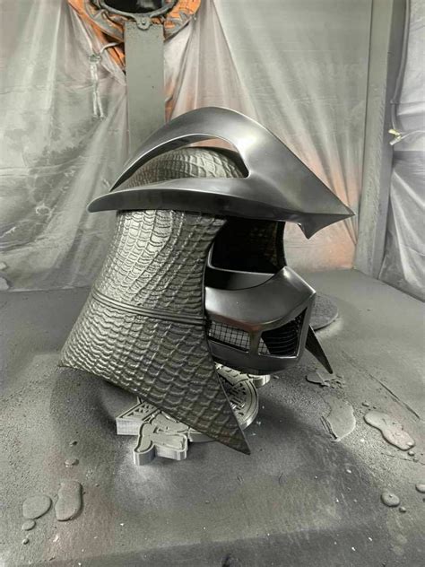 Stl File 1990 Tmnt Shredder Movie Helmet 3d Print Model 🎬 ・3d Printer