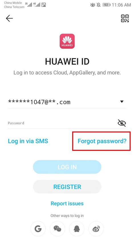 How To Reset Huawei Id Password？ Huawei Support South Africa