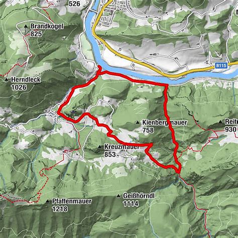 L2 Bahnhof Trattenbach Wendbach Trail BERGFEX Escursionismo