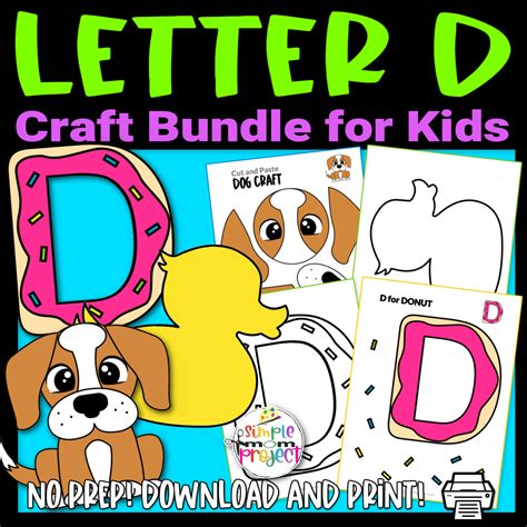 Fun Letter D Craft Bundle Simple Mom Project Store