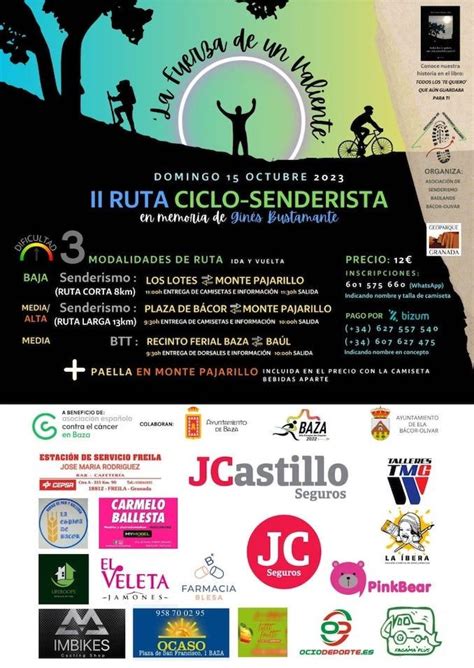 II ruta ciclo senderista en Bácor Olivar accitania