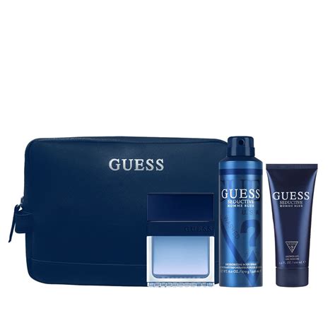 Guess Seductive Homme Blue Men Gift Set Eau De Toilette 100ml Shower