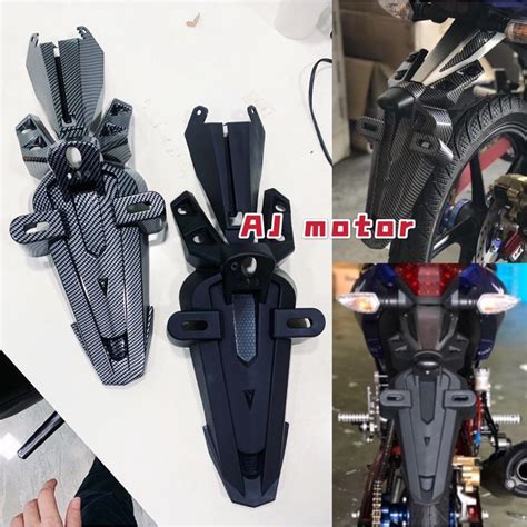 Y Zr V V Rear Fender Nyamuk Carbon Black Vietnam Yamaha Y Mangat