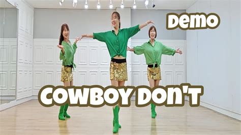 Cowboy Don T Line Dance Demo Youtube