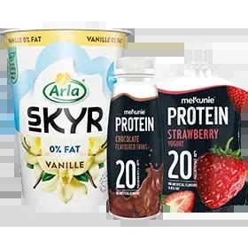 Melkunie Protein Of Arla Skyr Gekoelde Zuivel Aanbieding Week